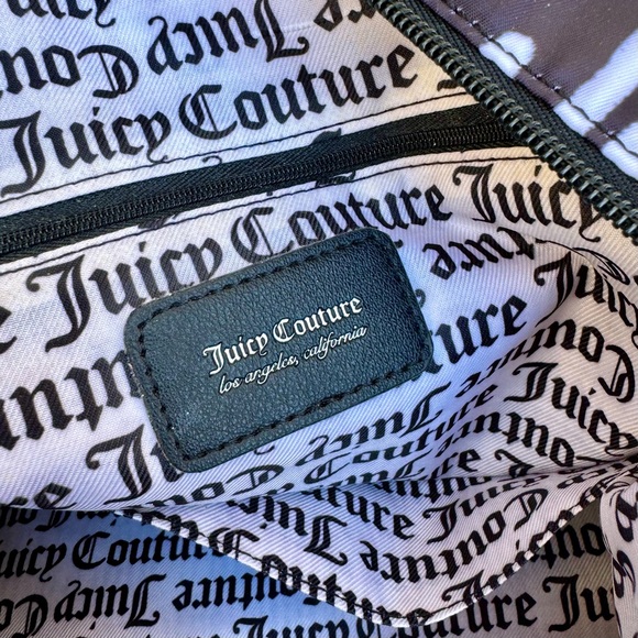 Juicy Couture Black White Chain Up Overnighter - NWT - Picture 10 of 10